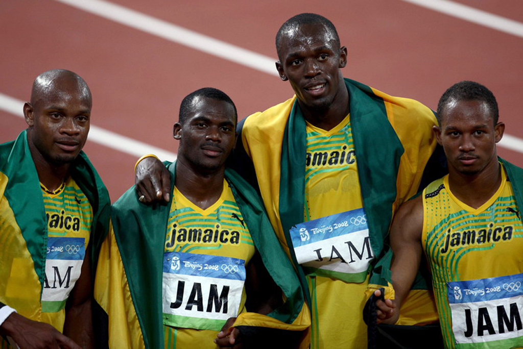Bolt Pekín 4x100 equipo