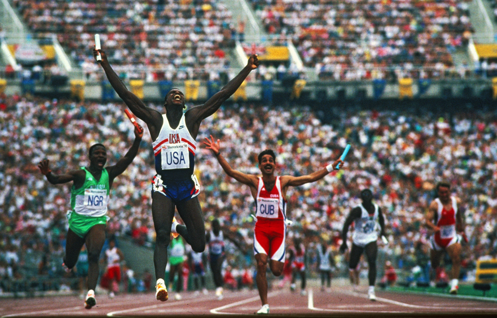 Lewis Barcelona 4x100