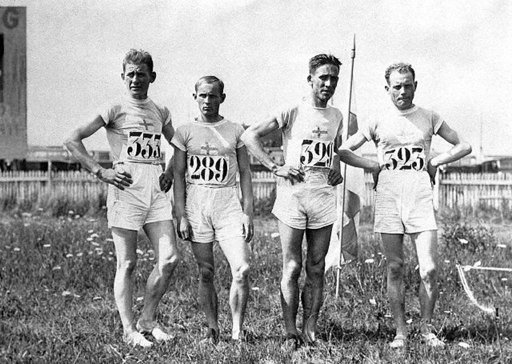 Paavo Nurmi and Olympic Teammates