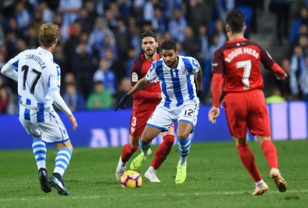 Encuentro entre la Real y el Sevilla en Anoeta (Juan Manuel Serrano Arce)