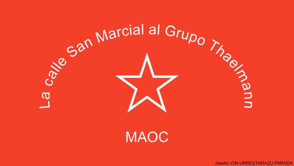 Hipotético aspecto que podría tener la bandera. Diseño Ion Urrestarazu Parada.