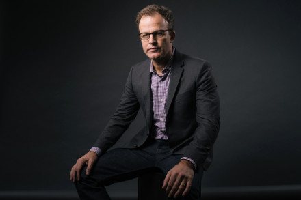 Thomas McCarthy poses for a portrait during press day for "Spotlight" at The Four Seasons on Wednesday, November 4, 2015, in Los Angeles. (Photo by Casey Curry/Invision/AP)